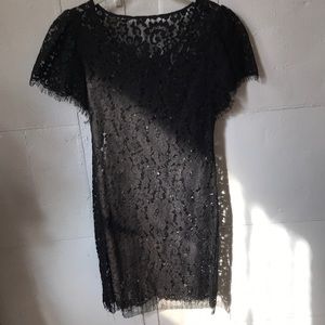 Custom Lace Black Dress